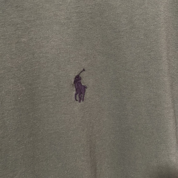 Men’s Polo Ralph Lauren 100% Cotton Classic Fit Green Short Sleeve Logo Shirt - Picture 2 of 4